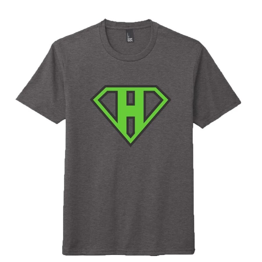Hunger Hero T-Shirt, Charcoal Grey