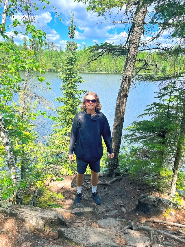Griffin Thompson outdoors